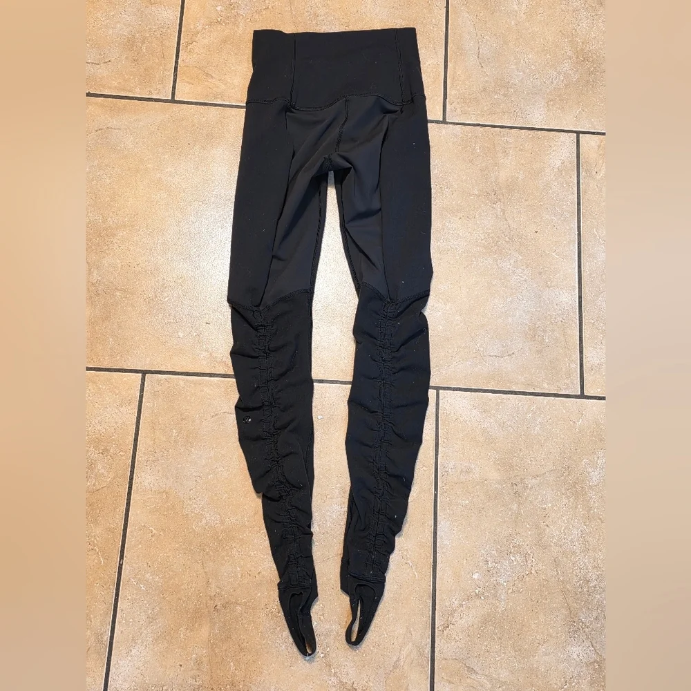 lululemon athletica Black High-Waist Stirrup Leggings